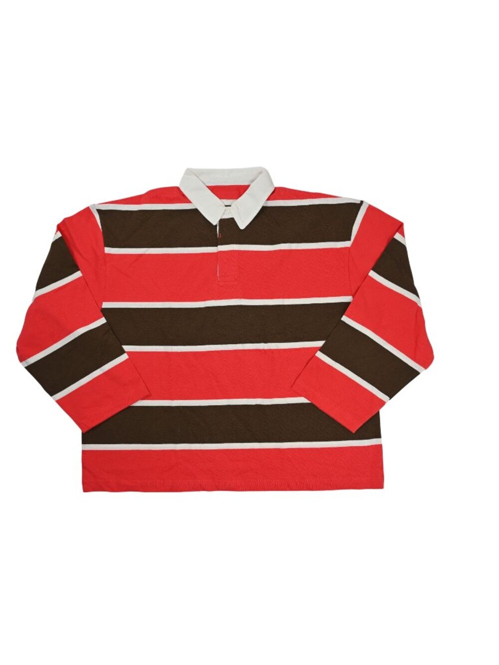 Daily Drills Rugby Shirt in Red Brown